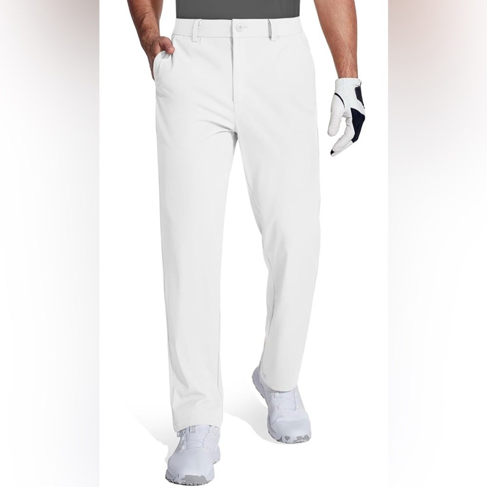 White mens  Golf Pants